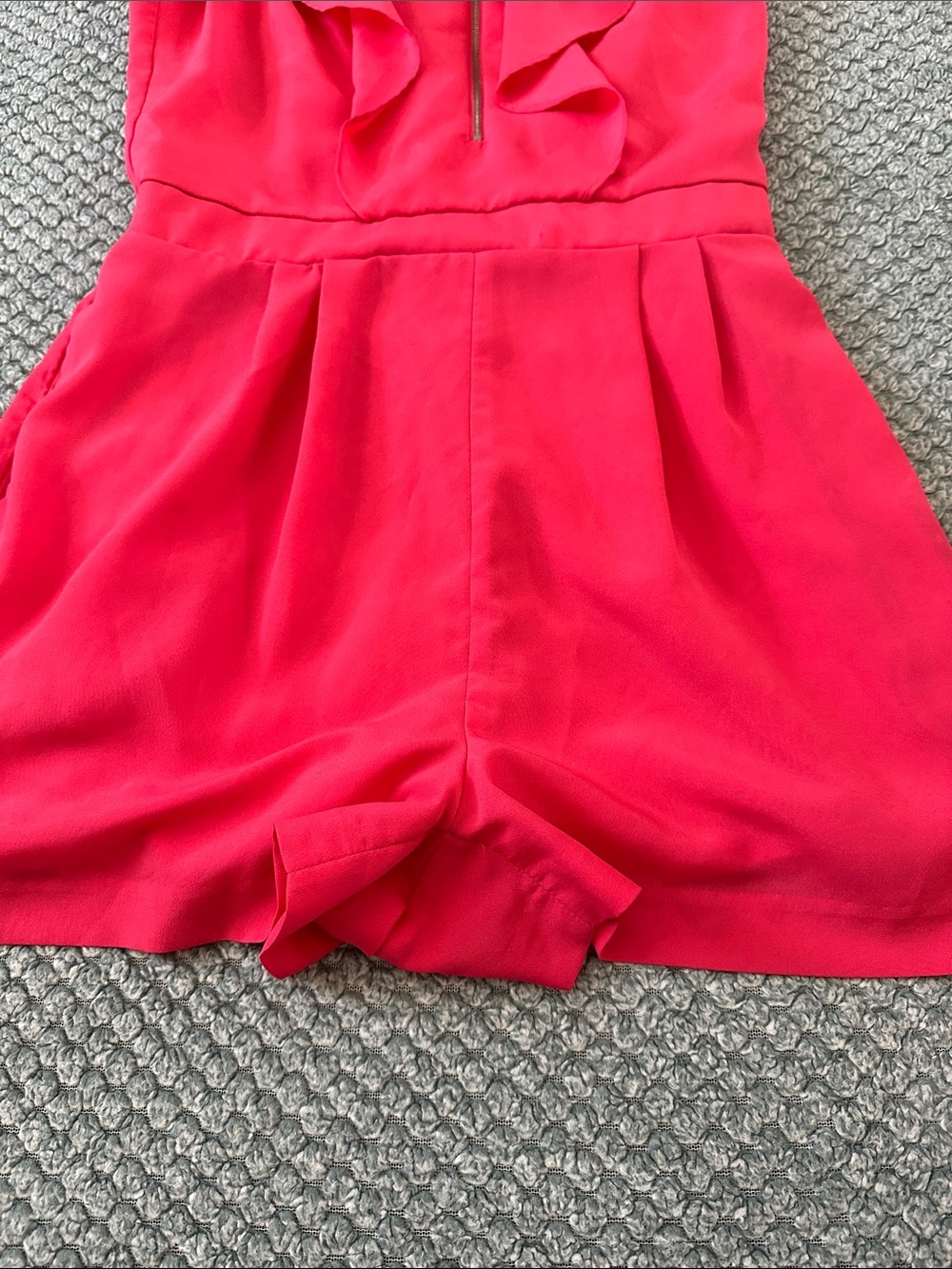 Express Bright Pink One-Piece Romper - Picture 4 of 8